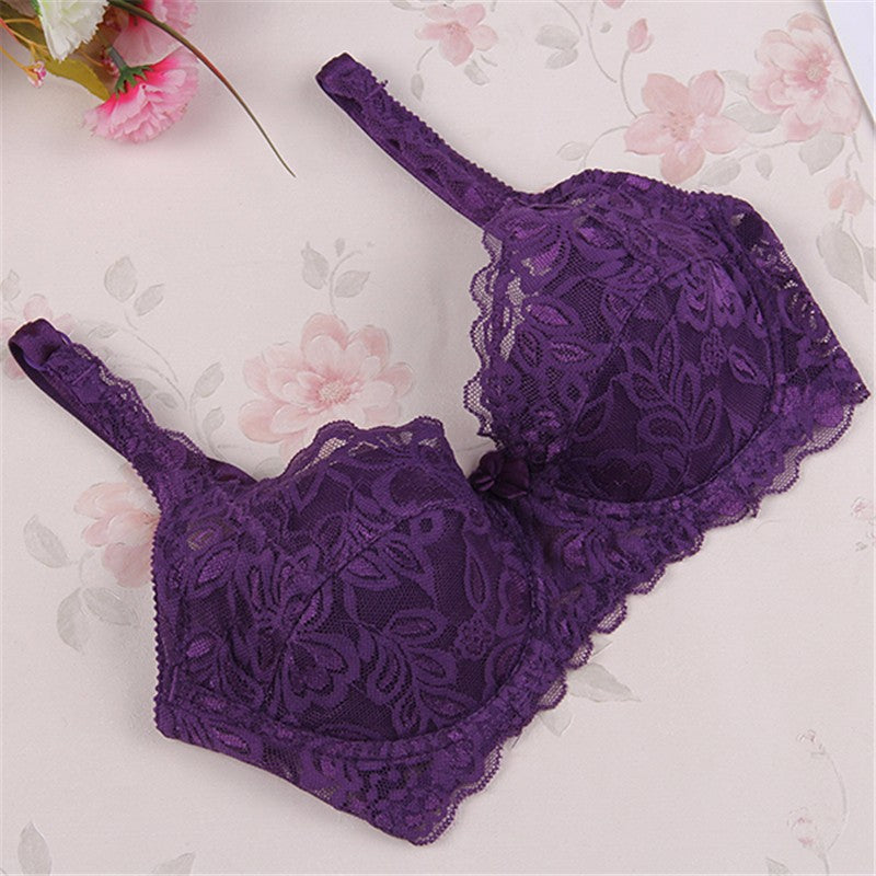 Full Cup Latest Women Lace Adjustable Bra