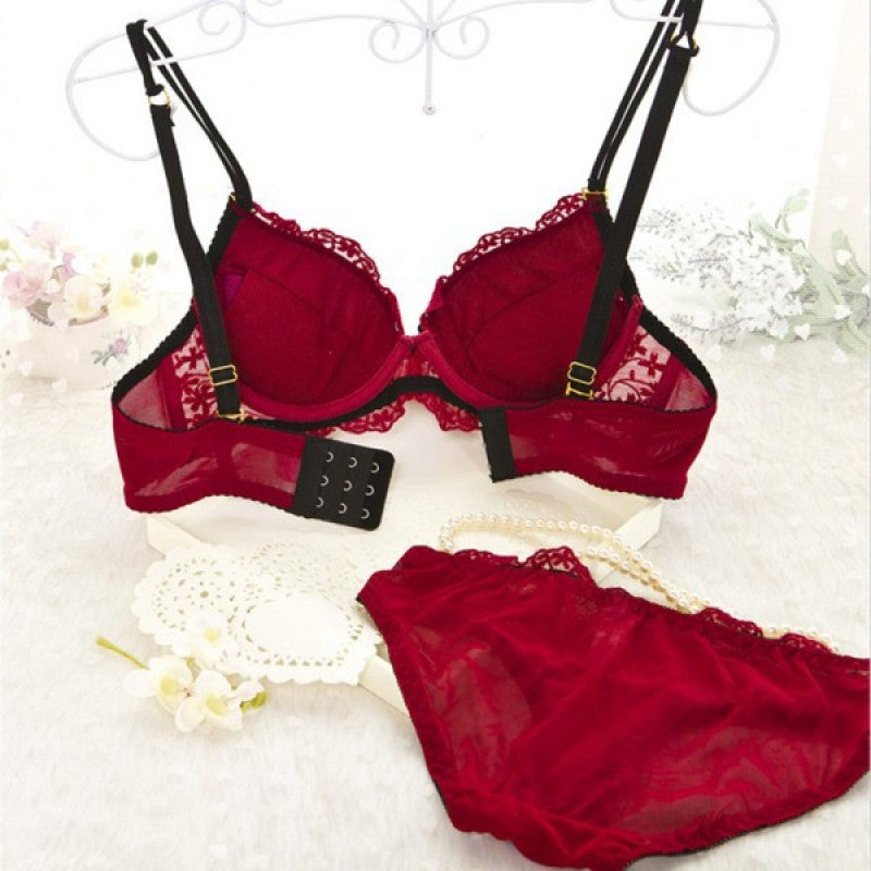 Women Lace Underwear Bra Sets & Briefs