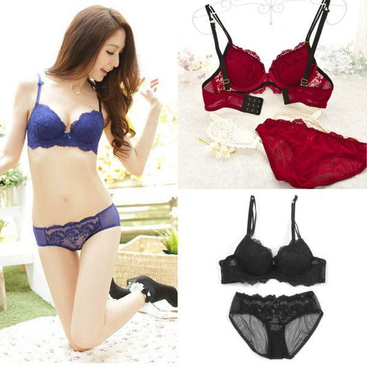 Women Lace Underwear Bra Sets & Briefs