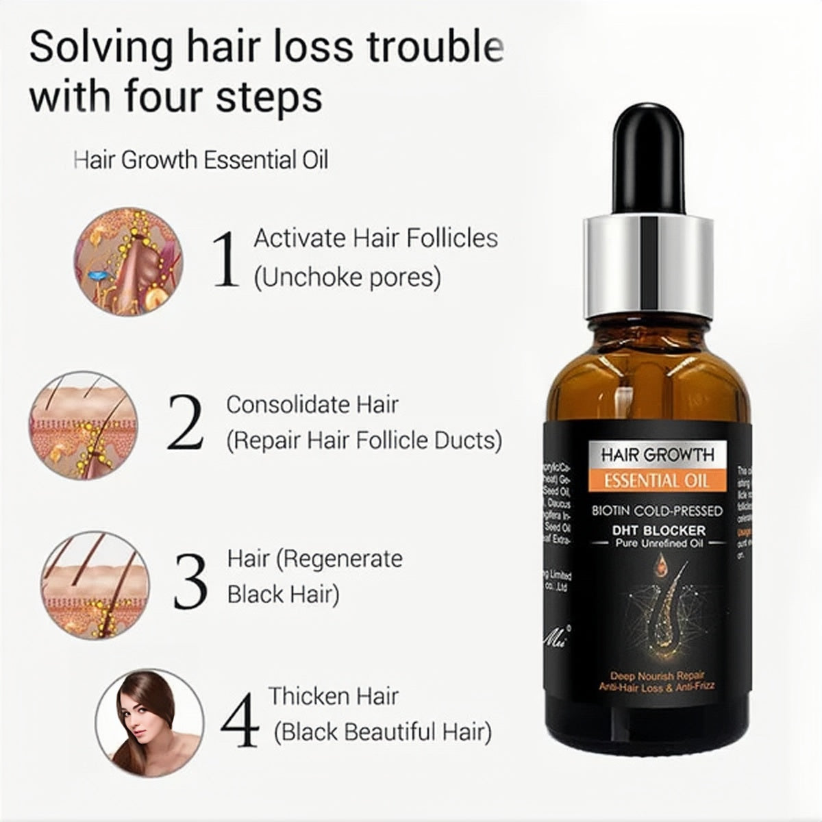 Pei Mei Hair Growth Shampoo & Serum | Biotin Cold-pressed Dht Blocker