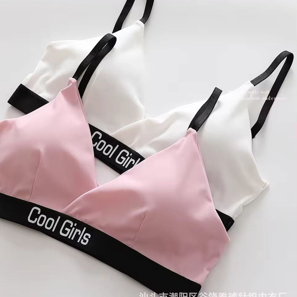 Cool Girls Triangle Cup Comfortable Light Padded Daily Wear Bra & Panty Set