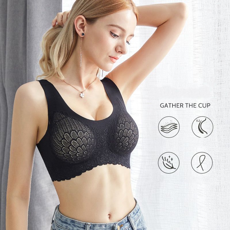 Women Top Vest Comfort Push Up Bra Shapewear Stretch Comfy Crop Sports